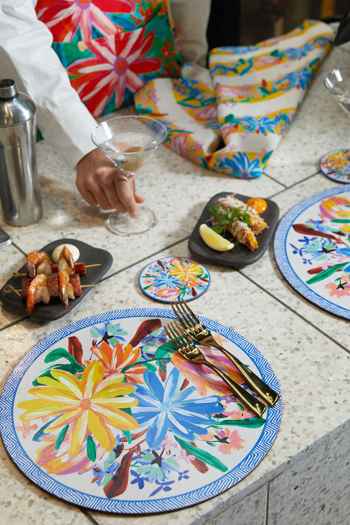 Flower Power Placemat Set 4 Gorman
