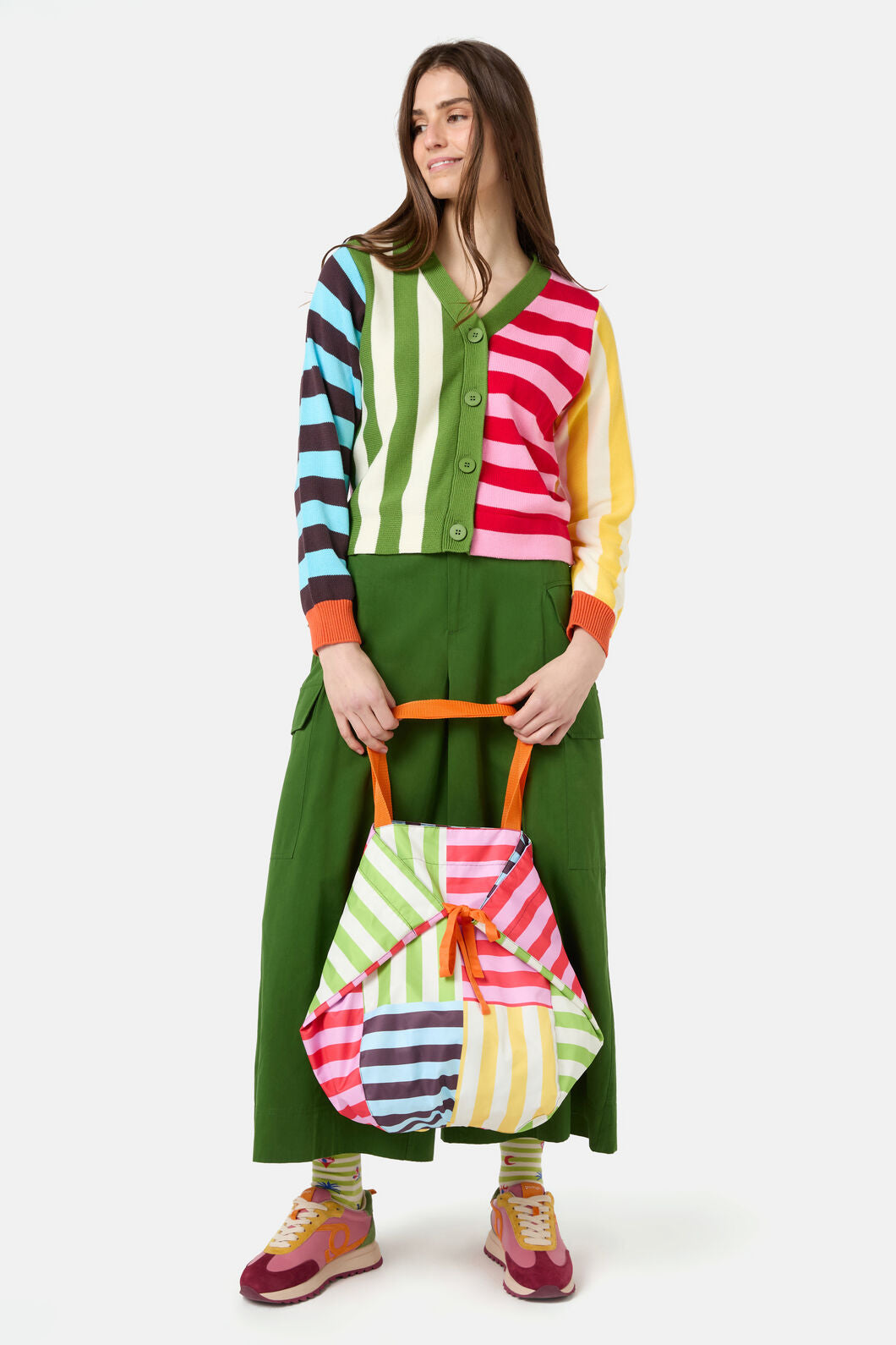 Gorman - Stripe Parade Cardigan - multi