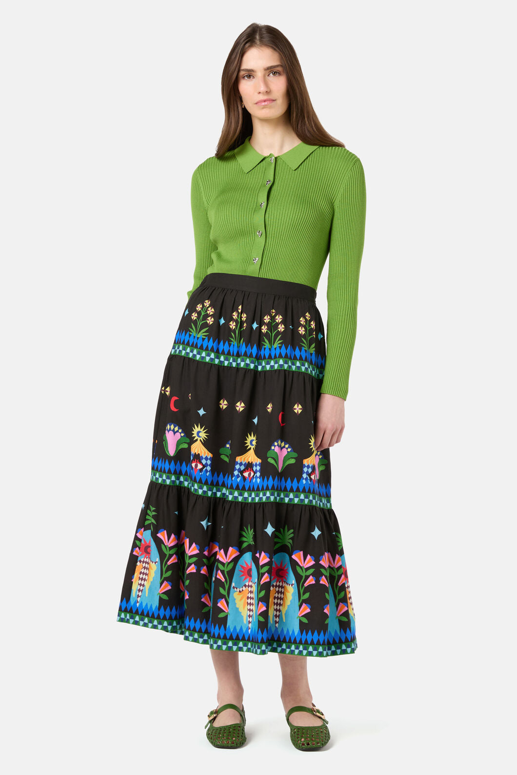 Gorman - Luna Cirque Midi Skirt - print