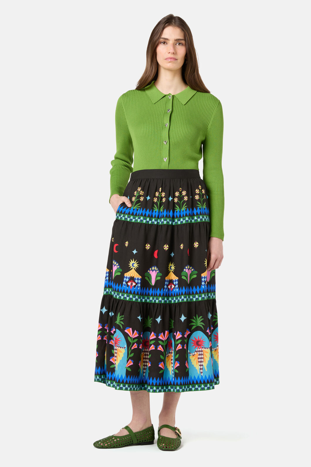 Gorman - Luna Cirque Midi Skirt - print