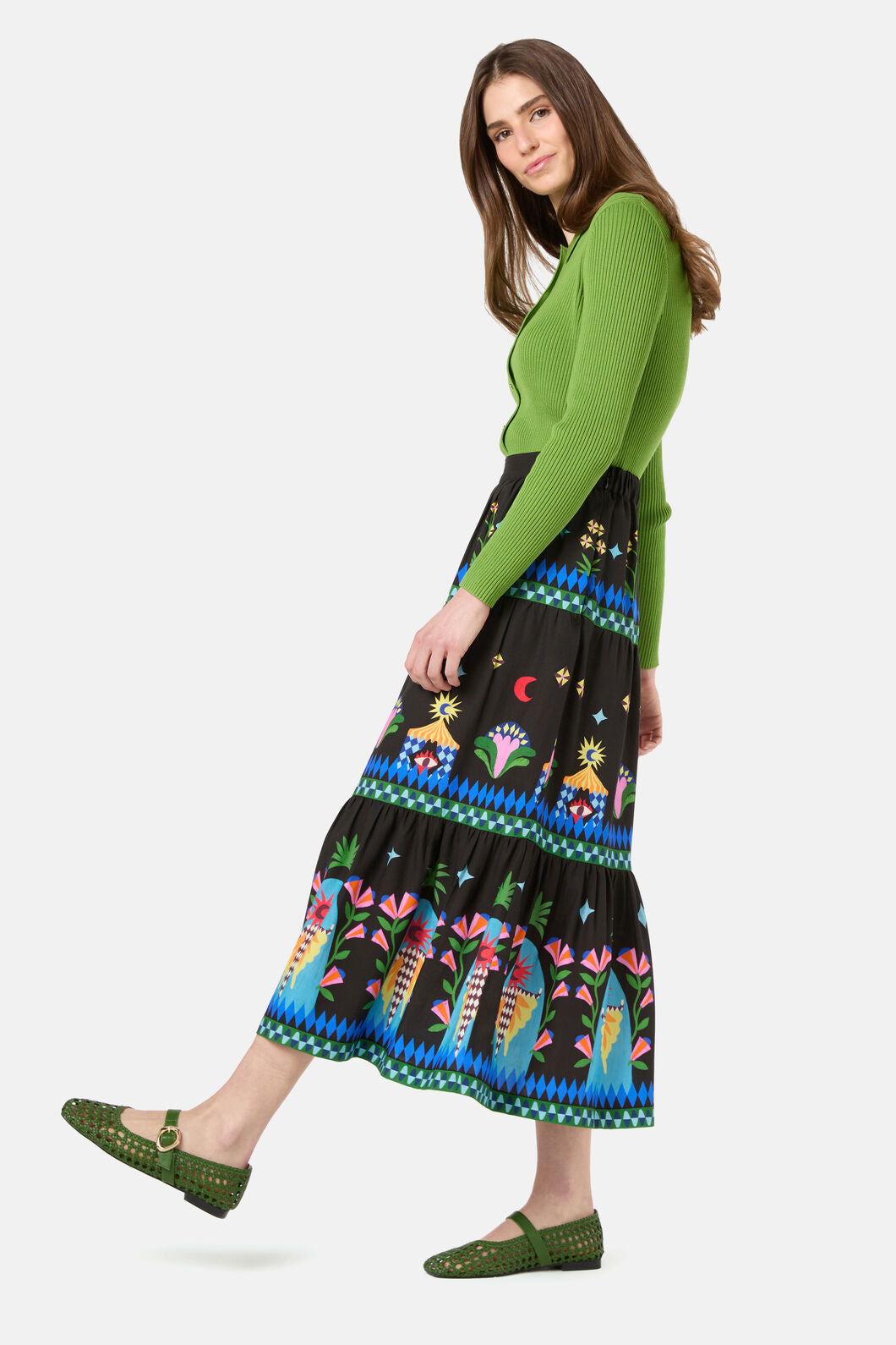 Gorman - Luna Cirque Midi Skirt - print