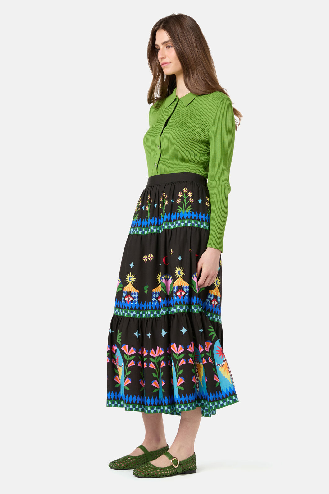 Gorman - Luna Cirque Midi Skirt - print
