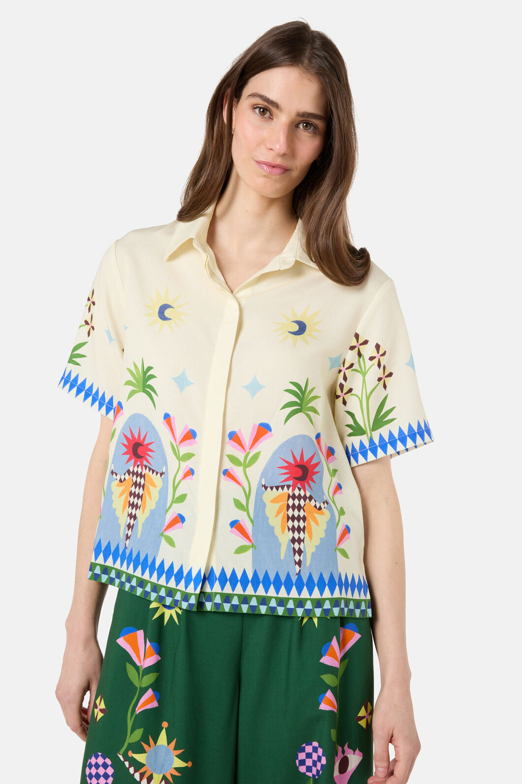 Gorman - Luna Cirque Placement Shirt - print