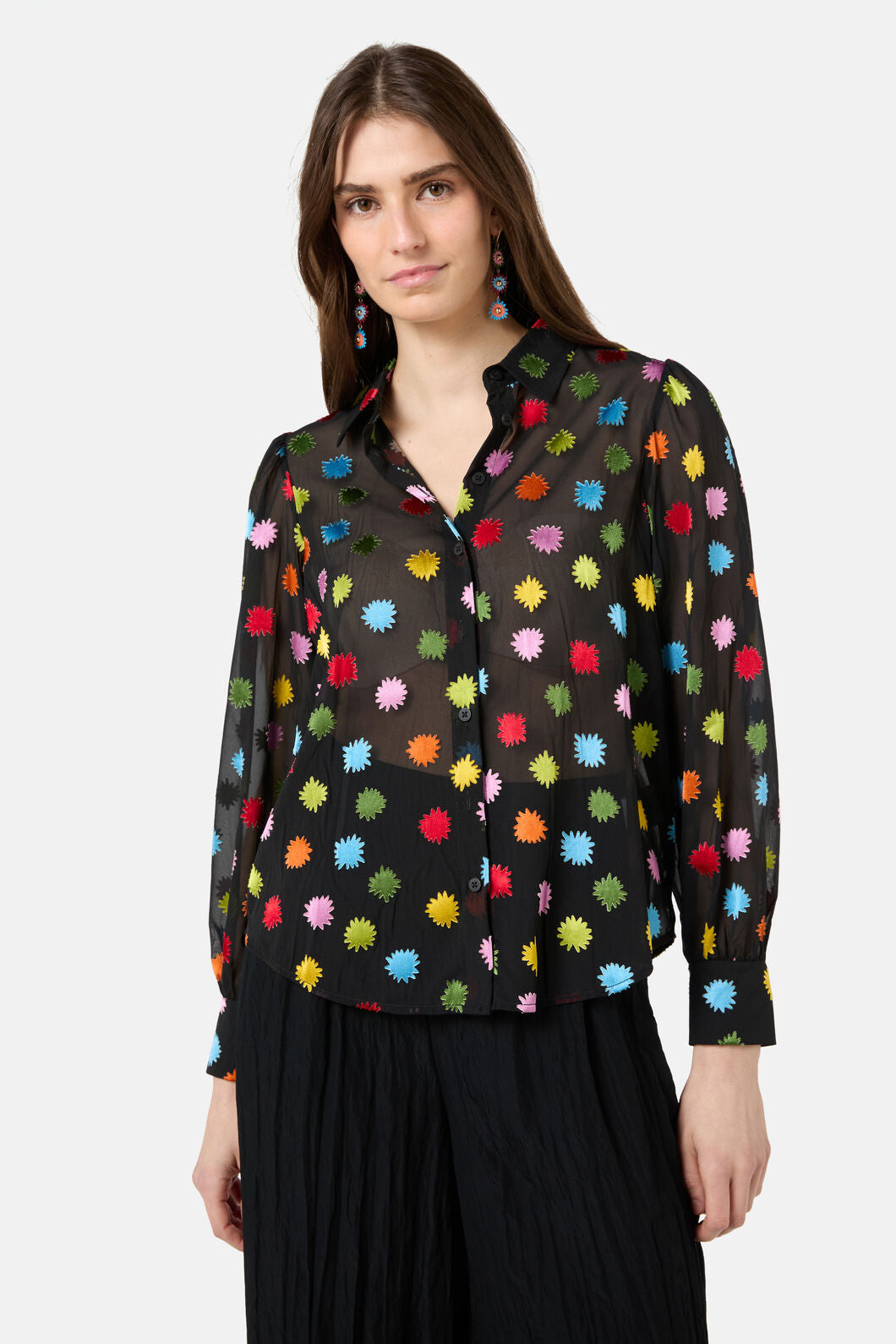 Gorman - Stars Parade Burnout Shirt - print