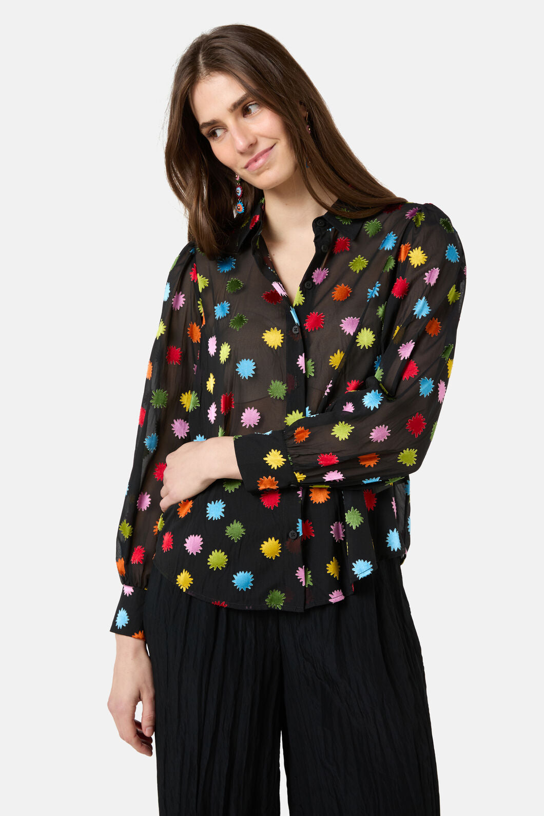 Gorman - Stars Parade Burnout Shirt - print