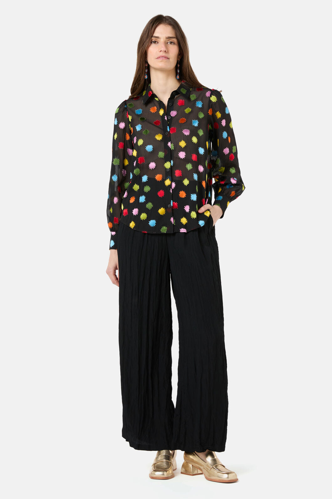 Gorman - Stars Parade Burnout Shirt - print