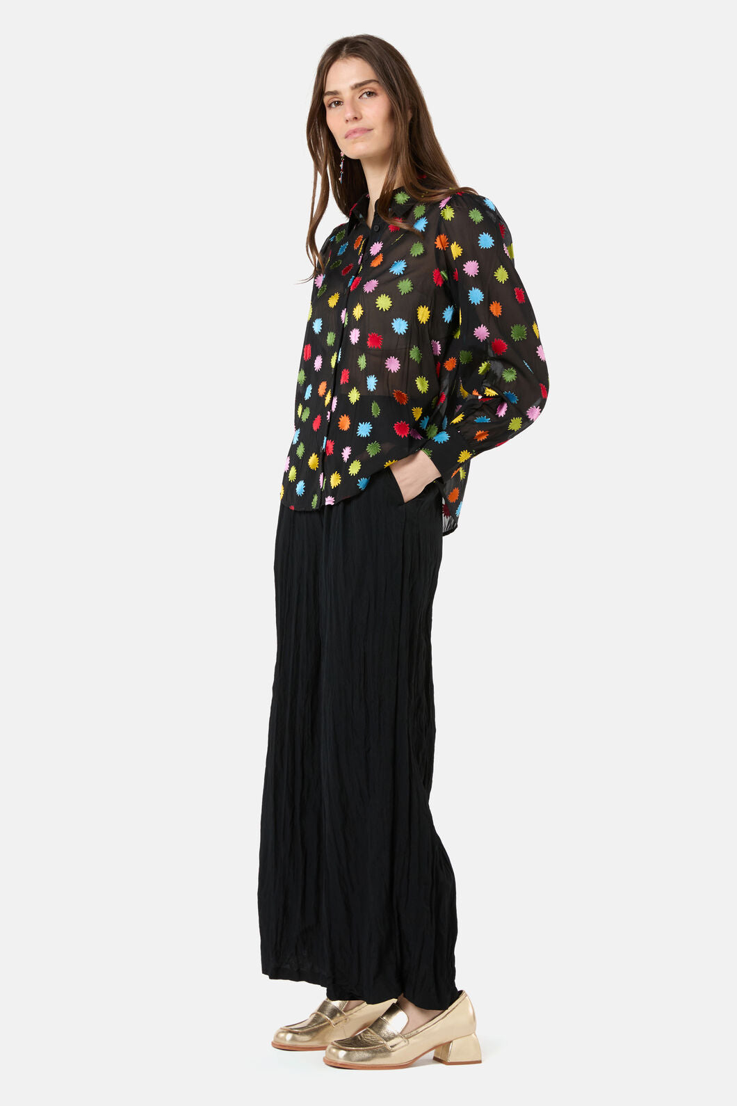 Gorman - Stars Parade Burnout Shirt - print