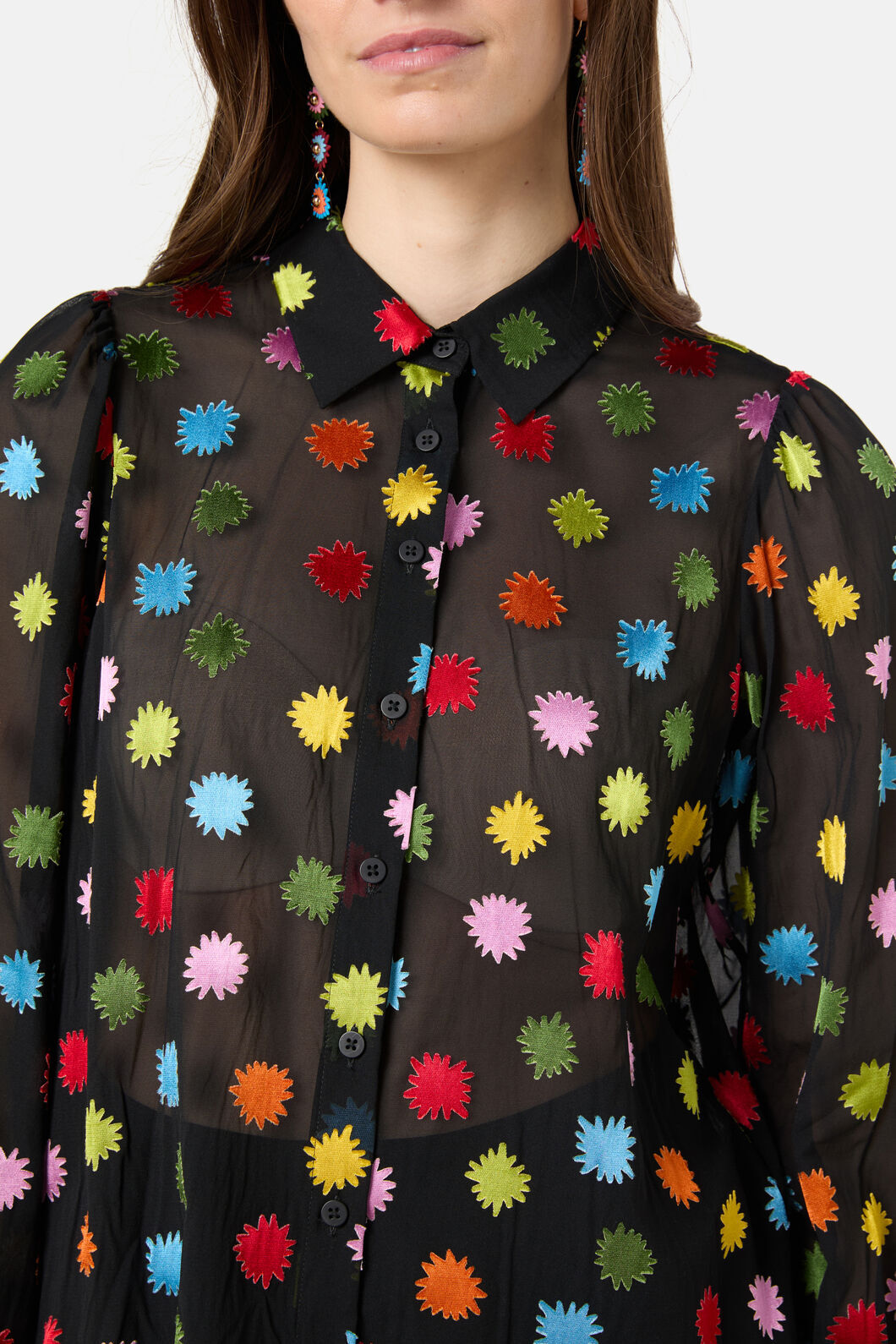 Gorman - Stars Parade Burnout Shirt - print