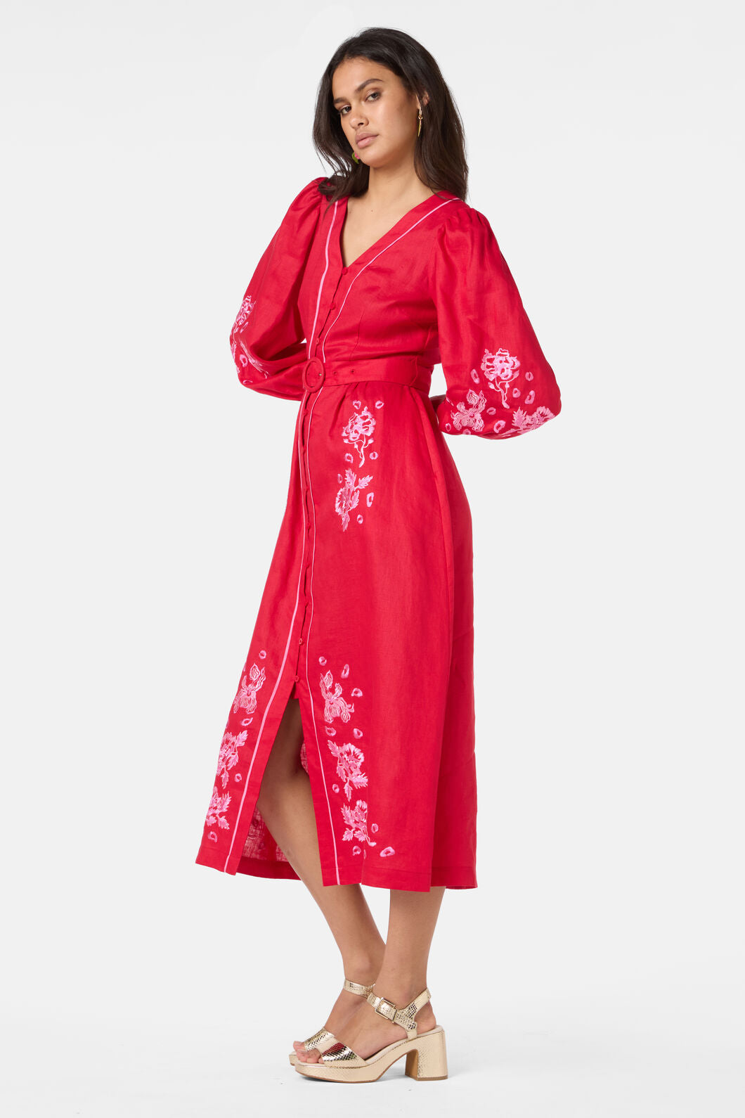 Gorman - Ainslee Anglaise Dress - red