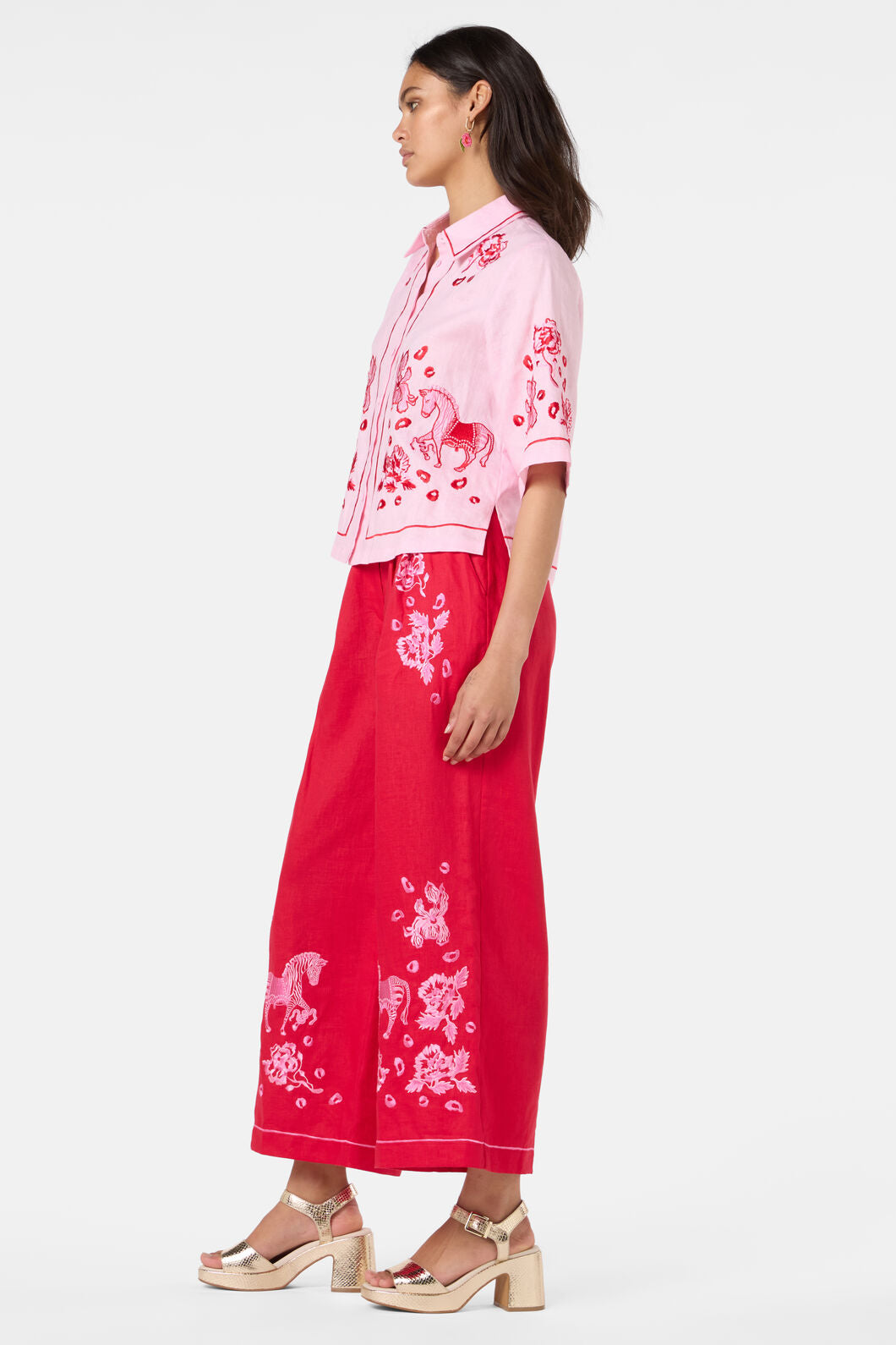 Gorman - Ainslee Anglaise Shirt - pink