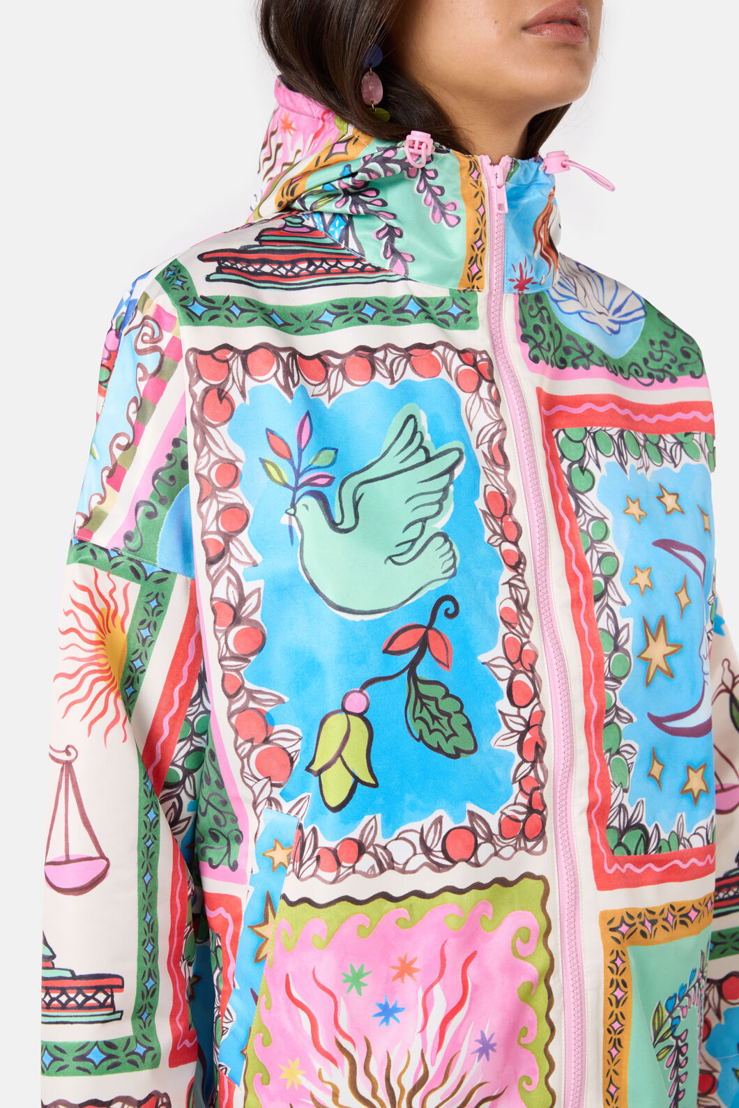 Gorman - Good Fortune PatchworkRaincoat - print