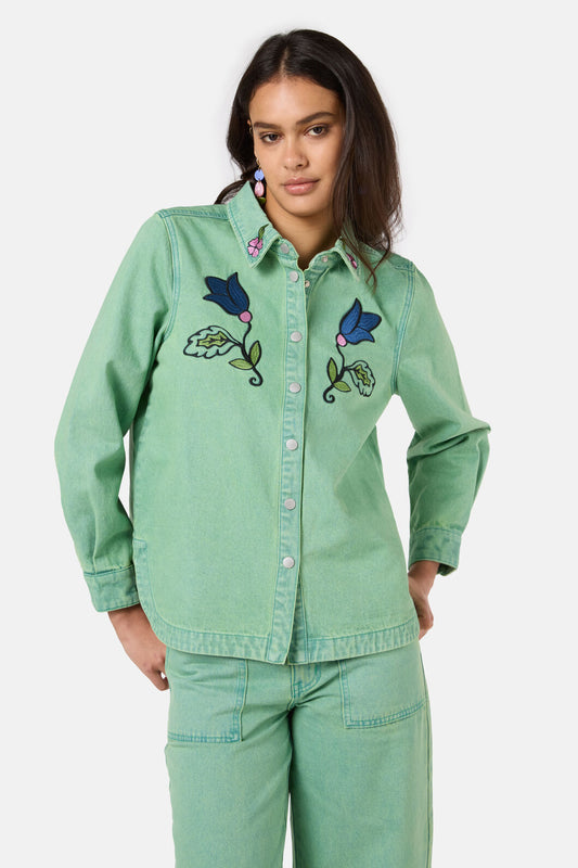 Gorman - Fortuna Denim Shirt - green