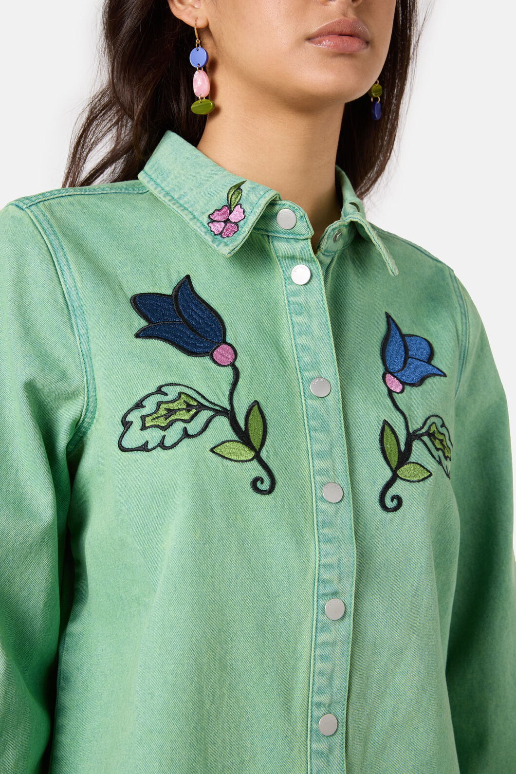 Gorman - Fortuna Denim Shirt - green