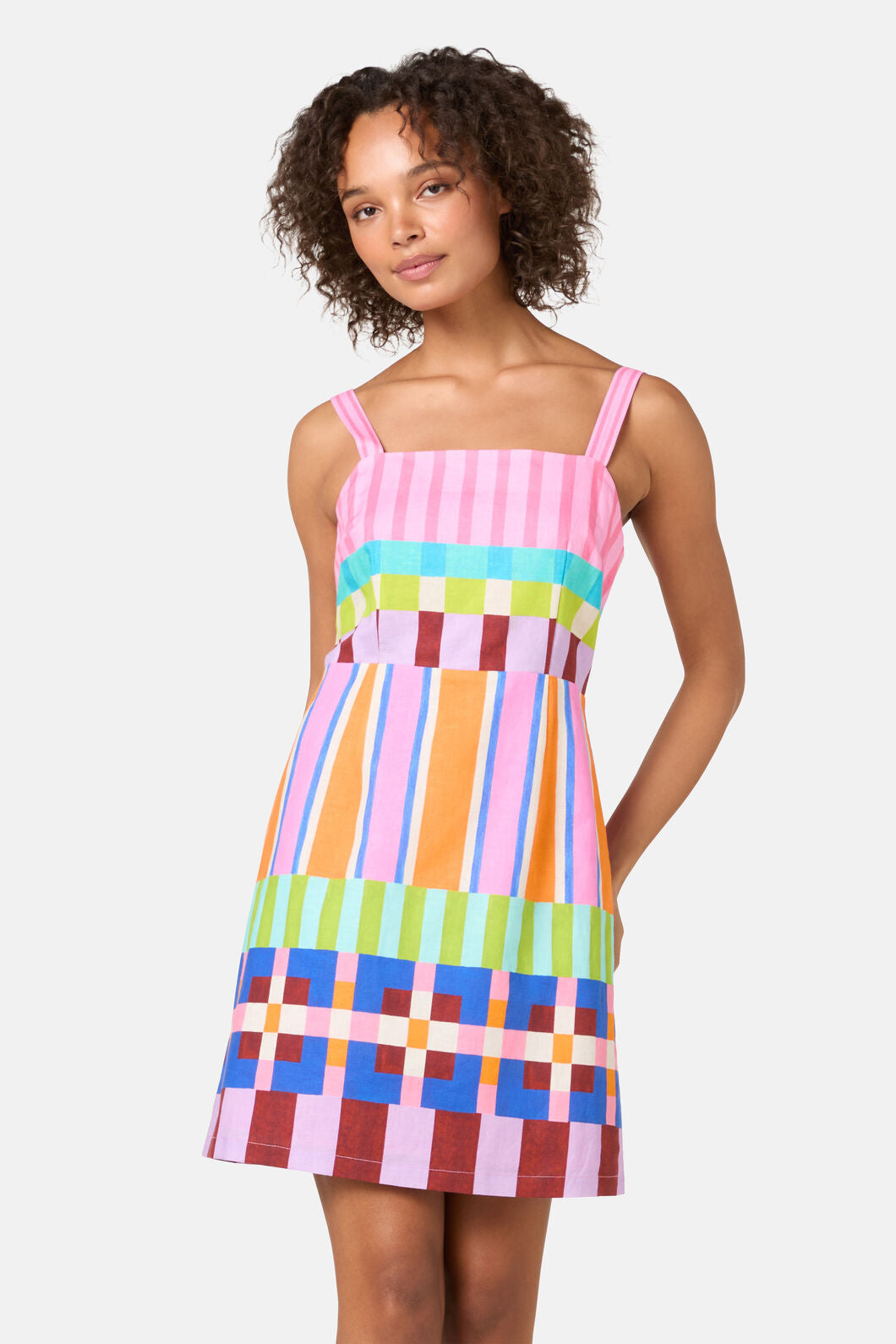 Holiday Stripe Mini Dress  Gorman