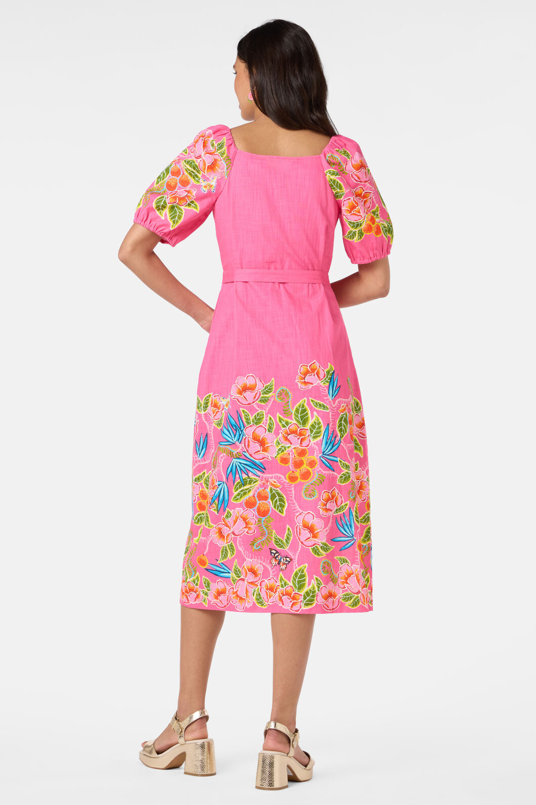 Gorman - Plum Harvest Party Dress - print