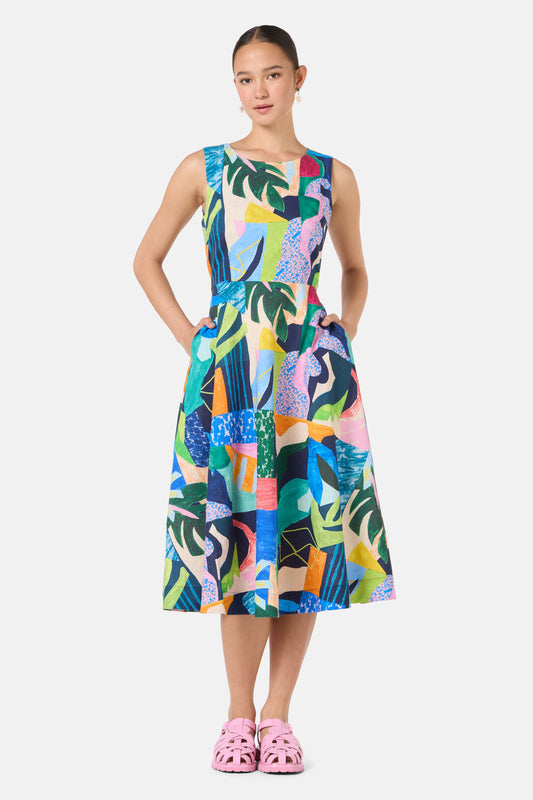 Gorman - Jungle Rhapsody Long Dress - print