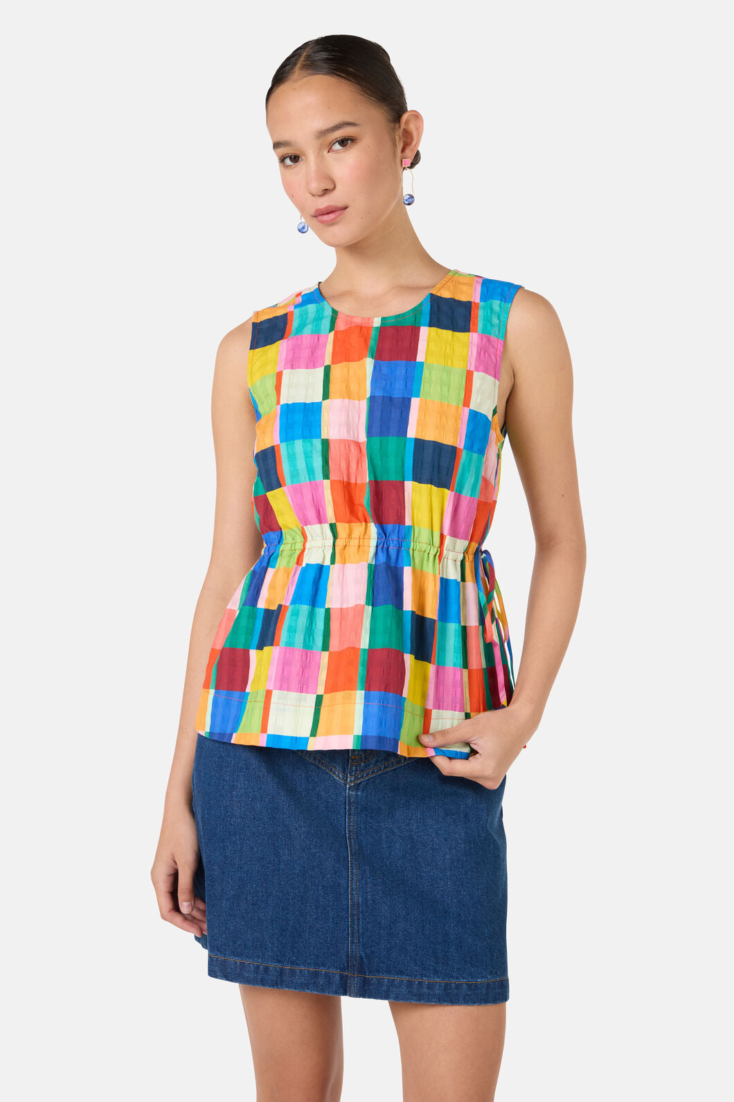 Gorman - Jungle Rhapsody Check Tank - check