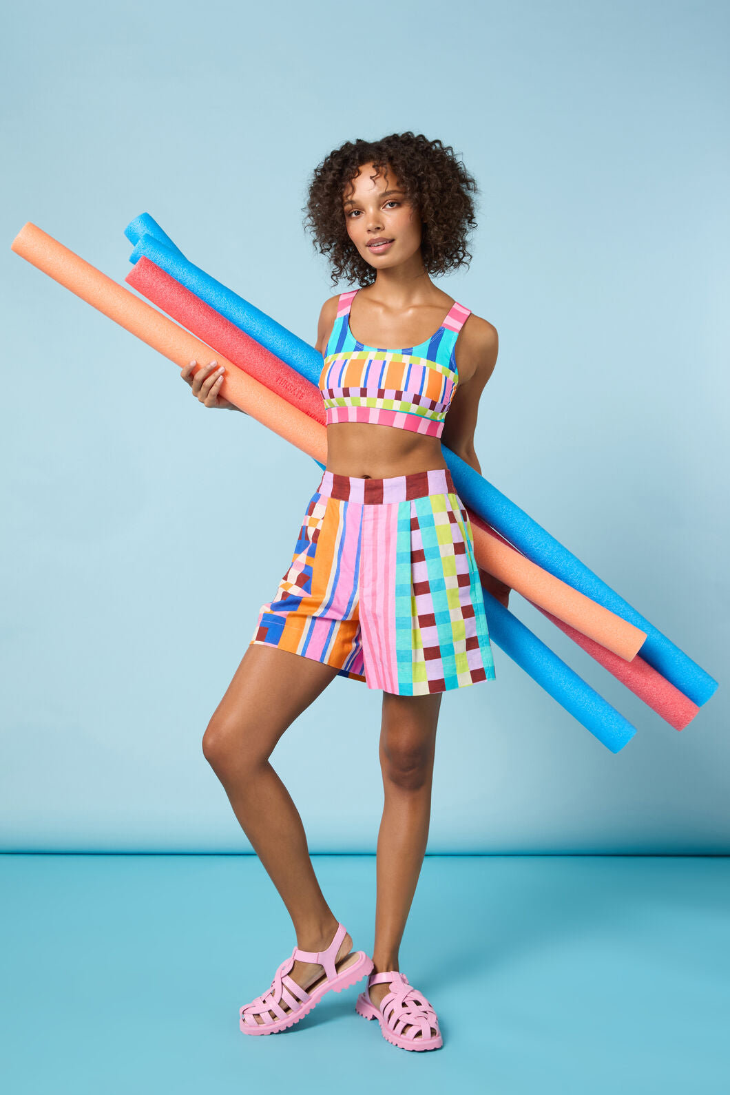 Gorman - Holiday Stripe Bikini Top - print