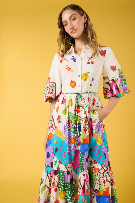 Gorman - Fruit Party Print Shirt Dress - print