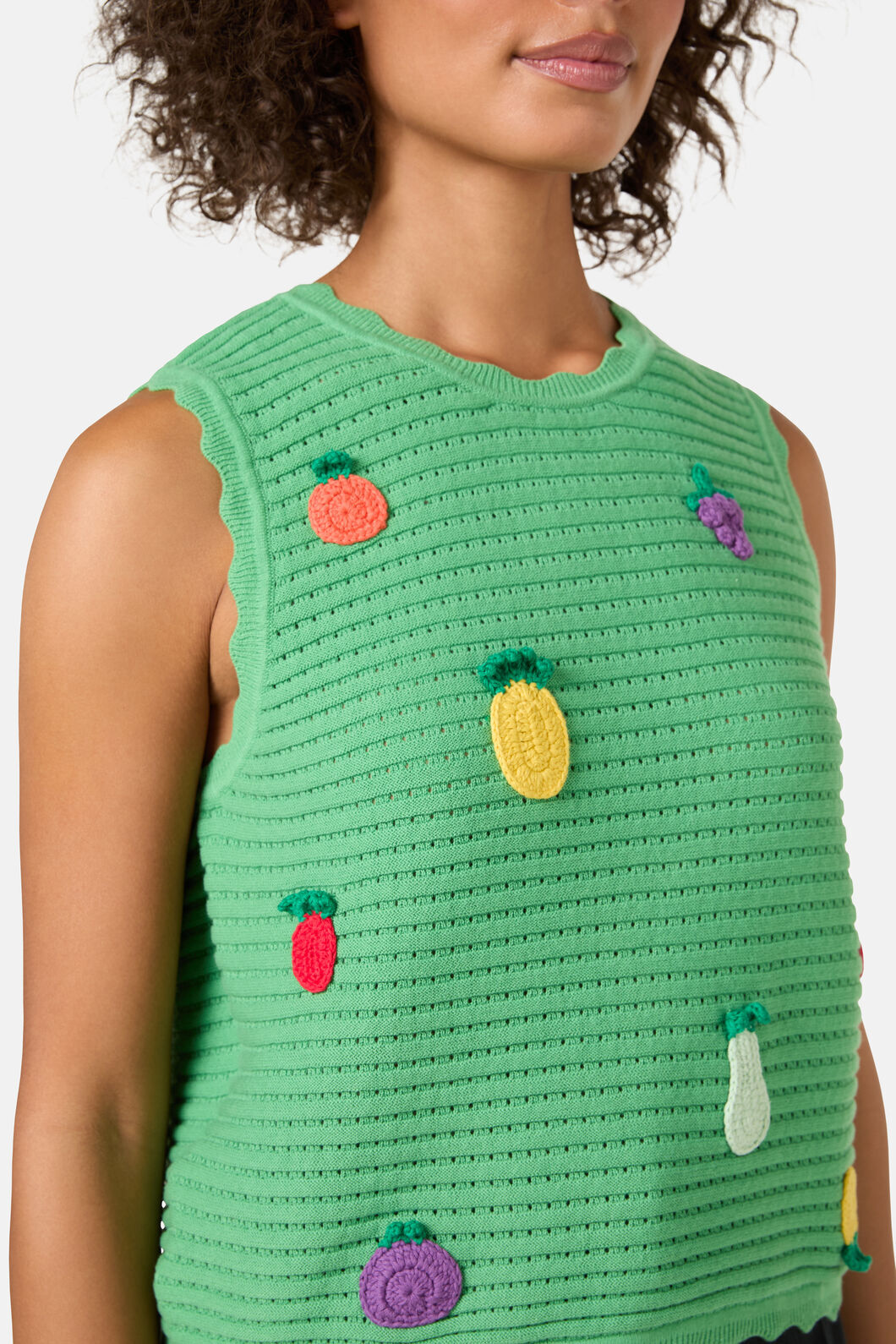 Gorman - Fruit Party Cotton Knit Tank - green