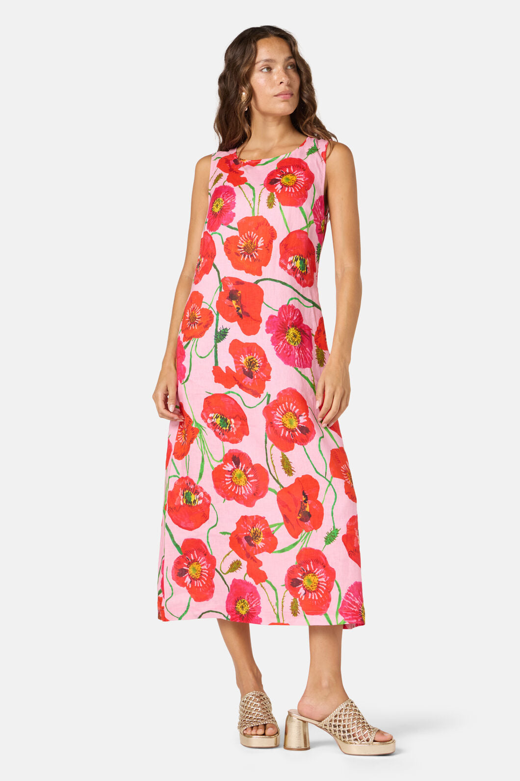 Poppies Print Linen Dress – Gorman
