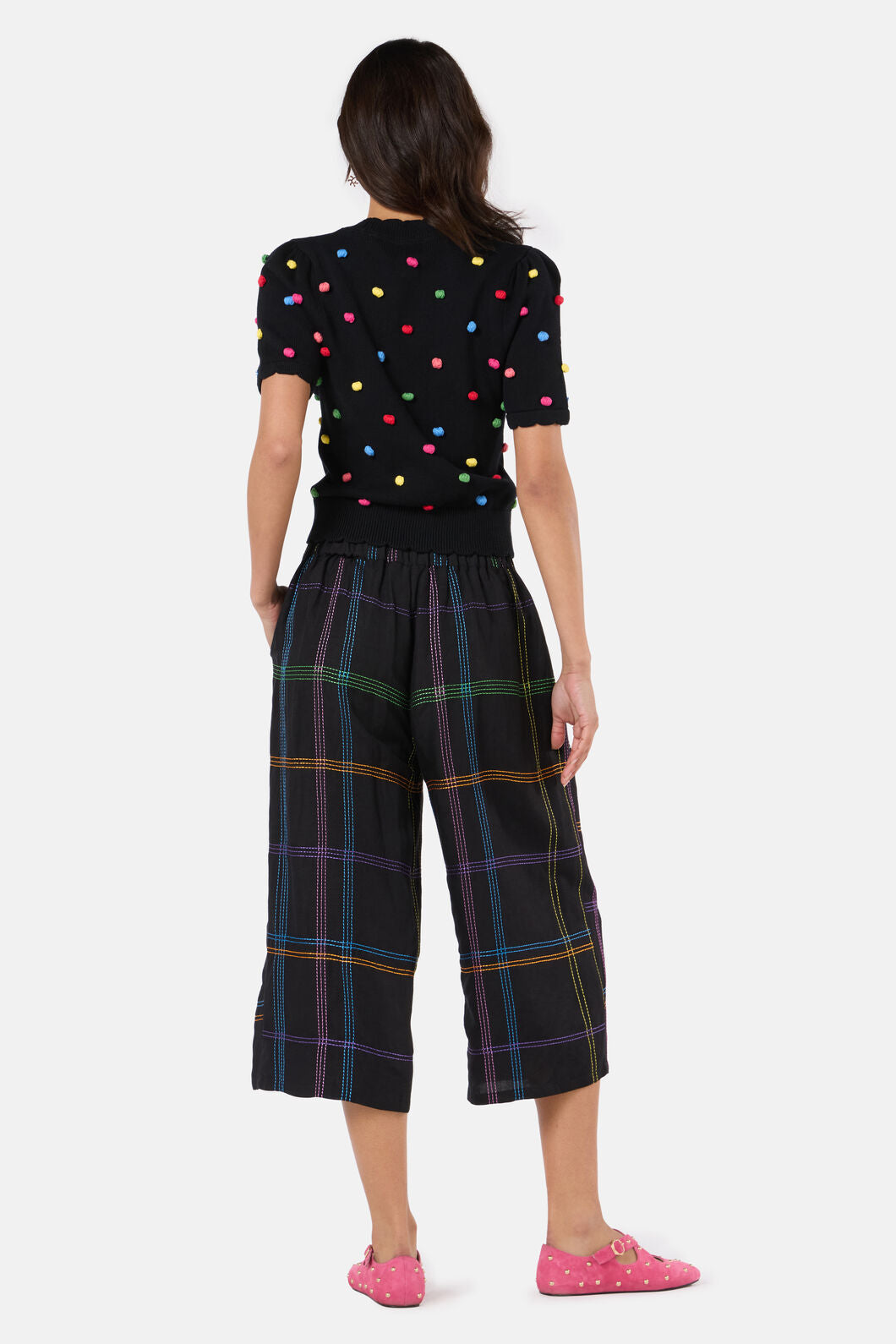 Gorman - Spotty Summer Cardigan - black
