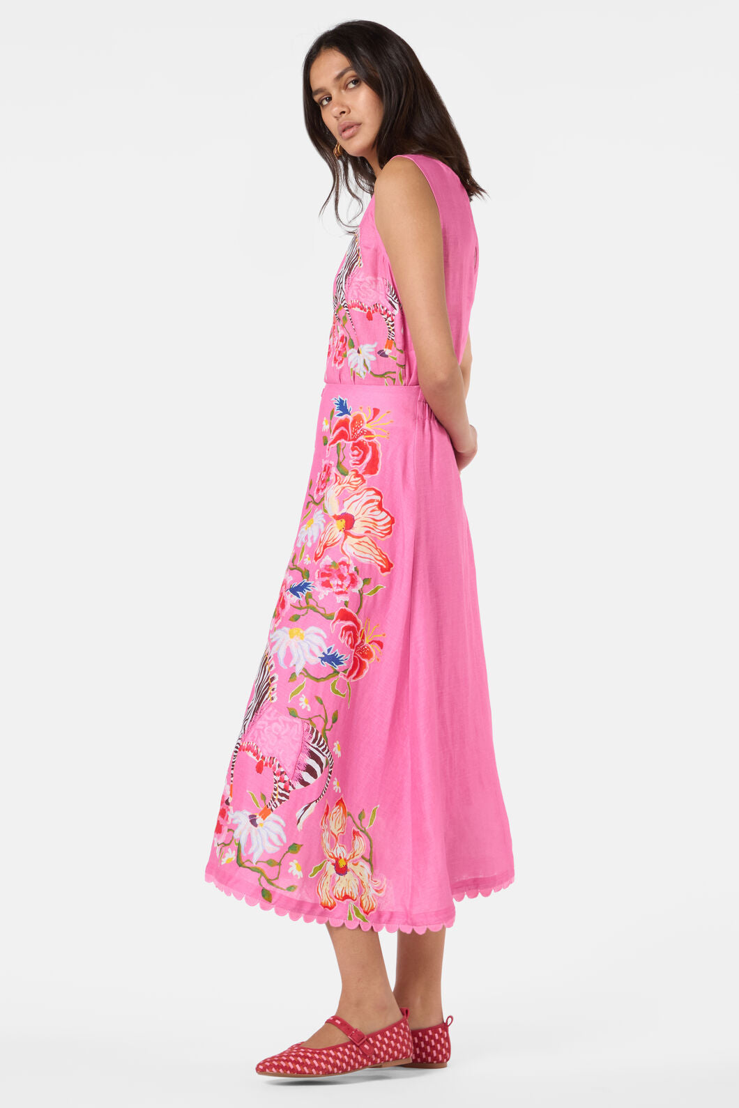 Gorman - Zebra Crossing Midi Skirt - print