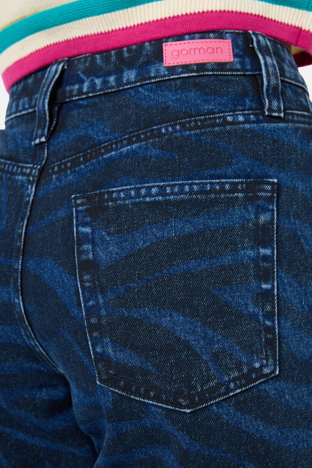 Gorman - Racing Stripe Jean - print