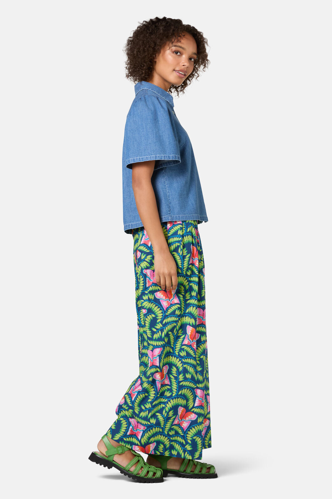 Gorman - Chantelle Chambray Shirt - mid-blue