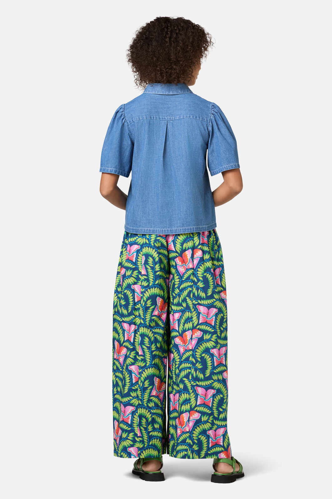 Gorman - Chantelle Chambray Shirt - mid-blue