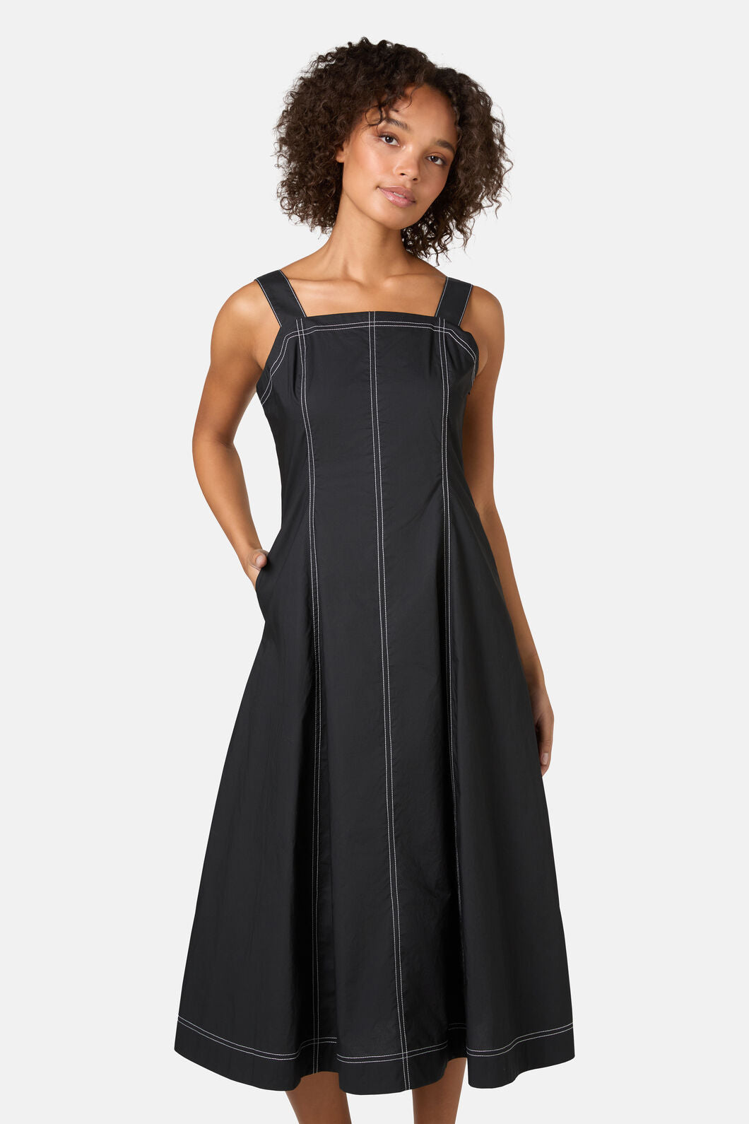 Gorman - Isabella Apron Dress - black