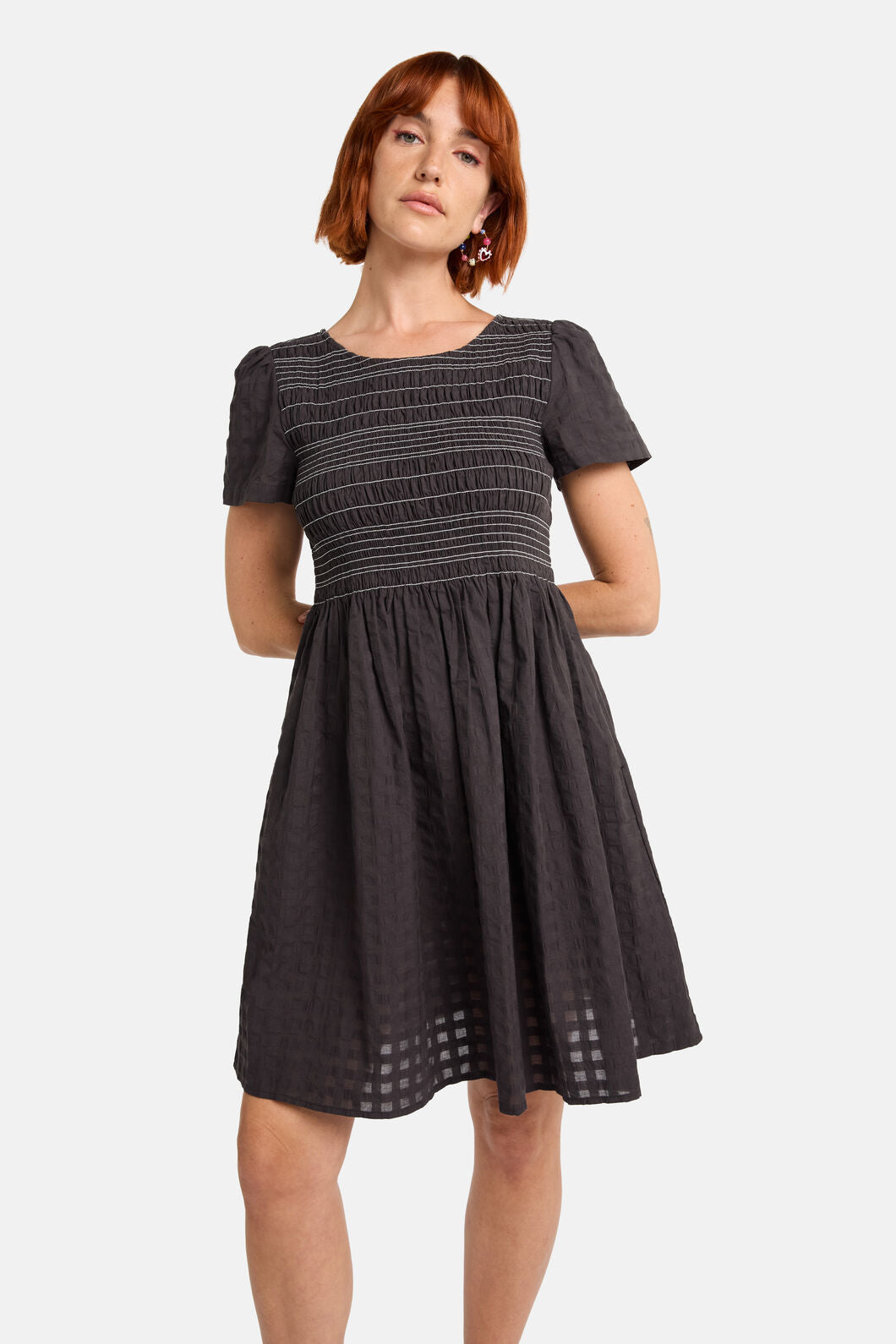 Ready Check Shirring Dress – Gorman