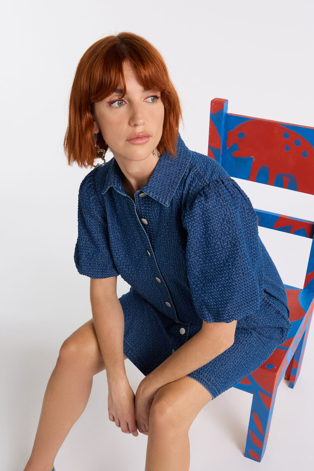 gorman denim dress Seersucker Denim Dress – Gorman