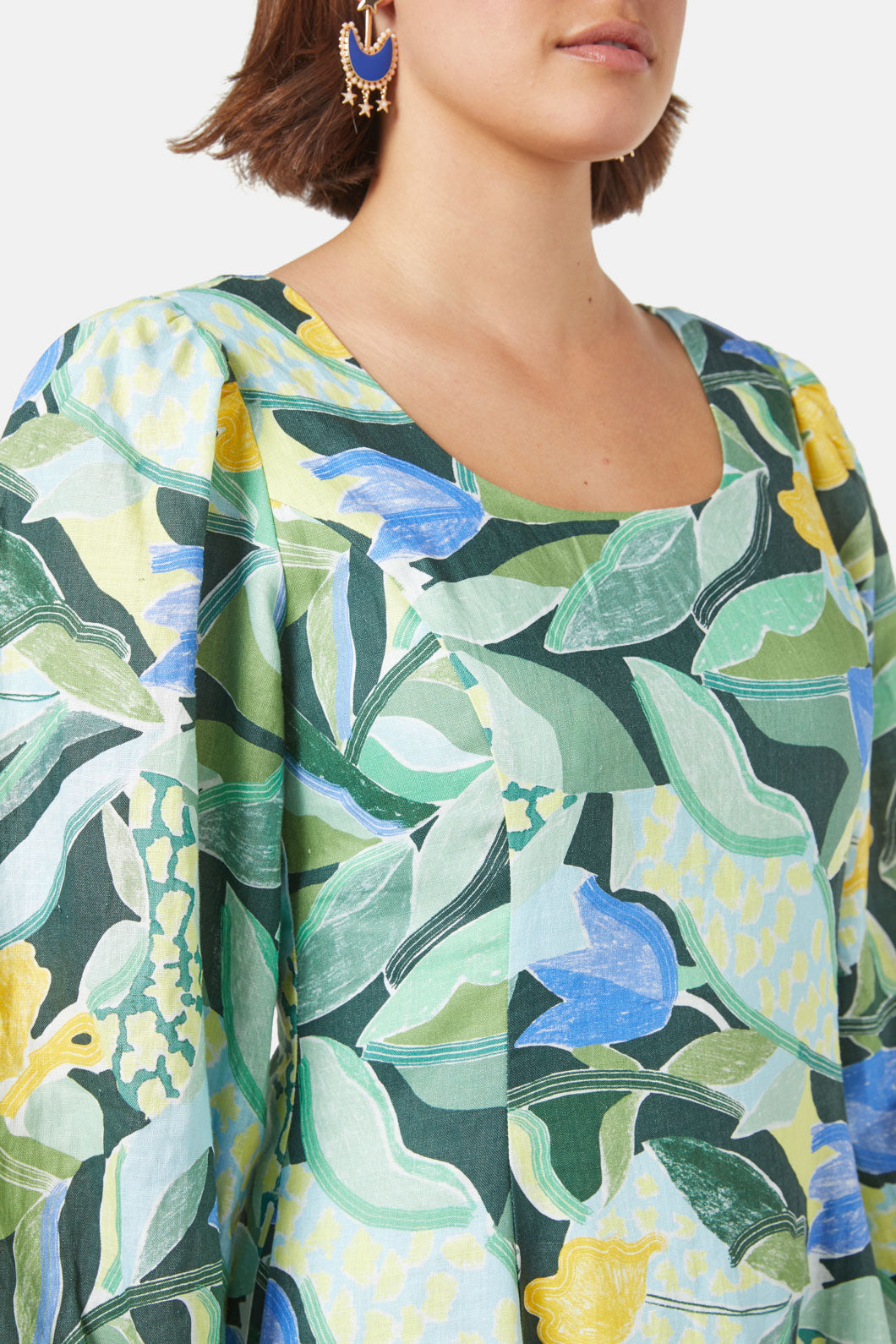 Gorman - Of The Valley Linen Dress - print