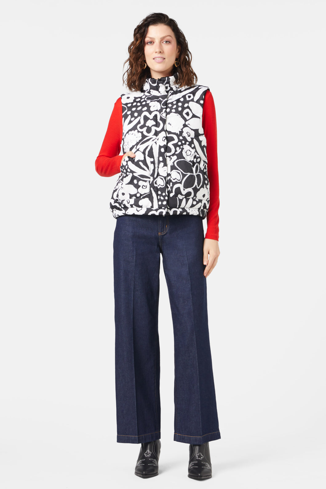 Gorman - Snow Day Puffer Vest - print