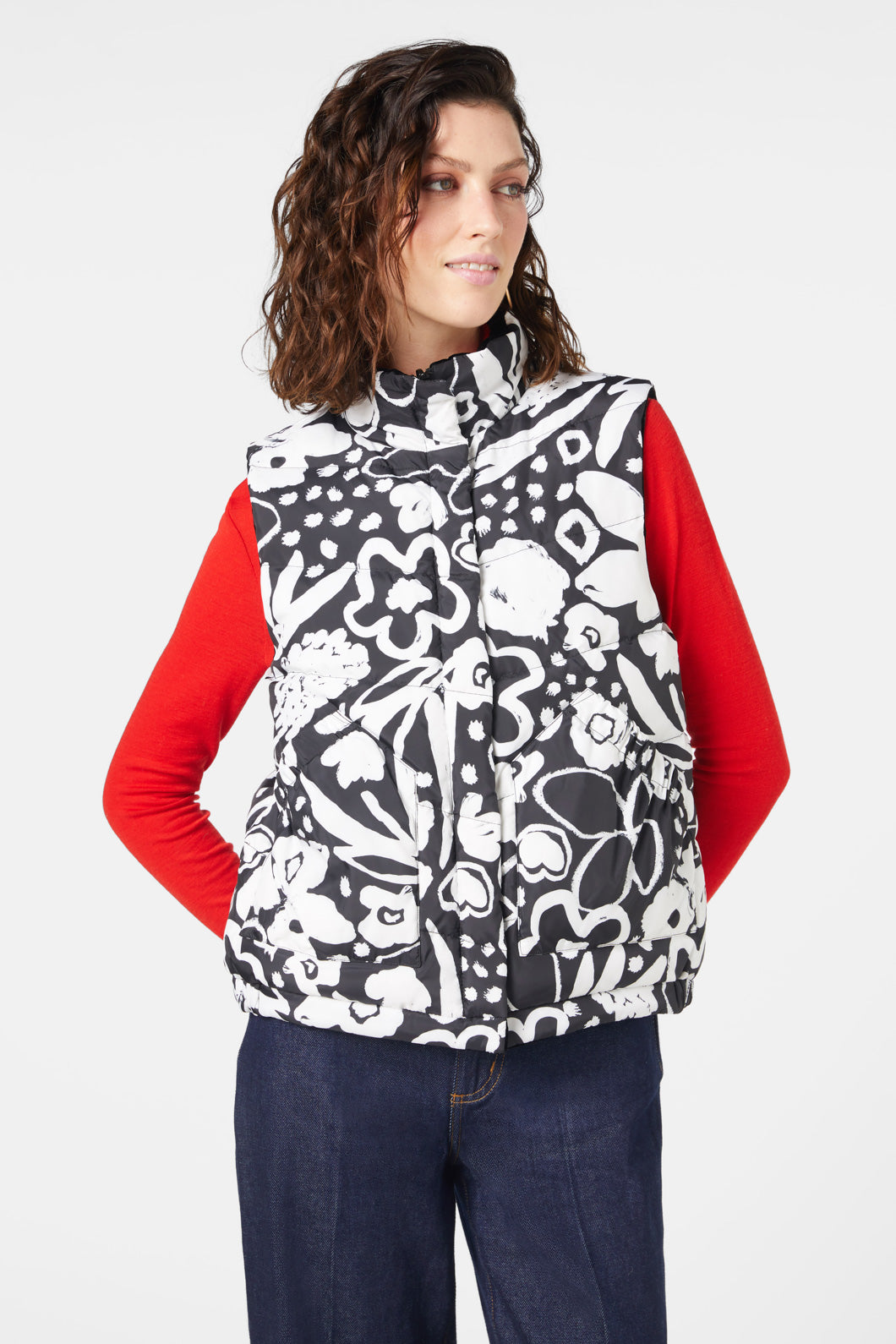 Gorman - Snow Day Puffer Vest - print