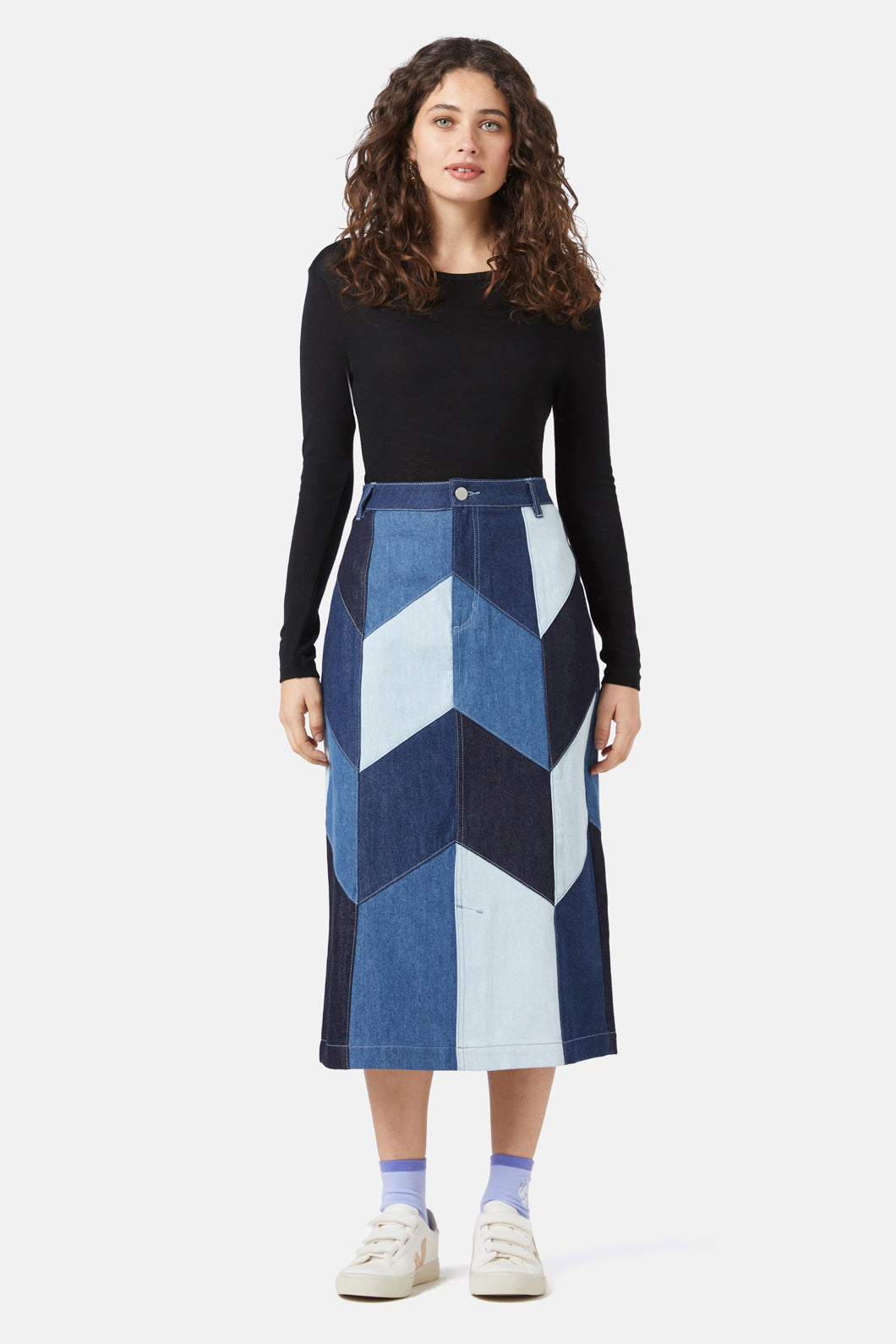 Dallas Spliced Denim Skirt – Gorman1