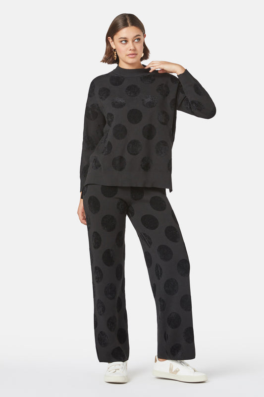 Gorman - On The Spot Knit Pant - black