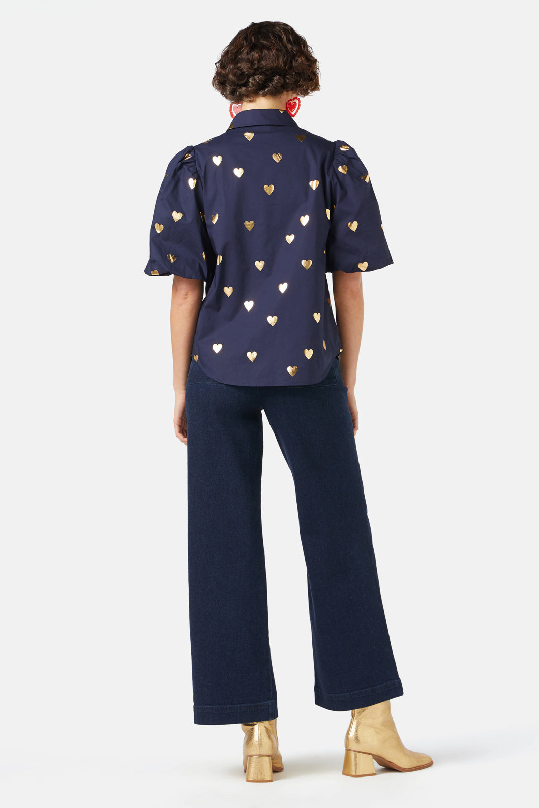 Gorman - Gold Romance Shirt - navy