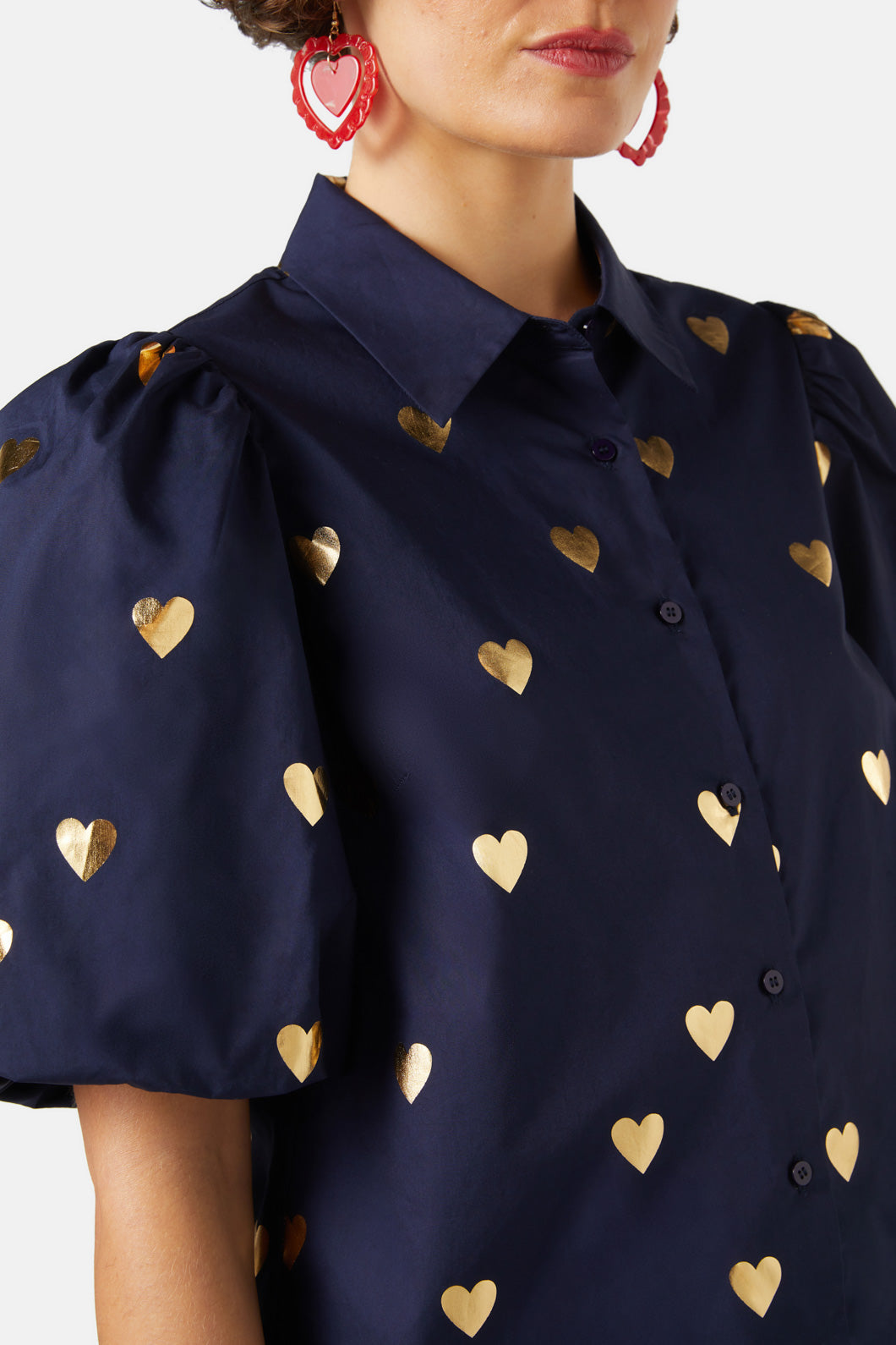 Gorman - Gold Romance Shirt - navy
