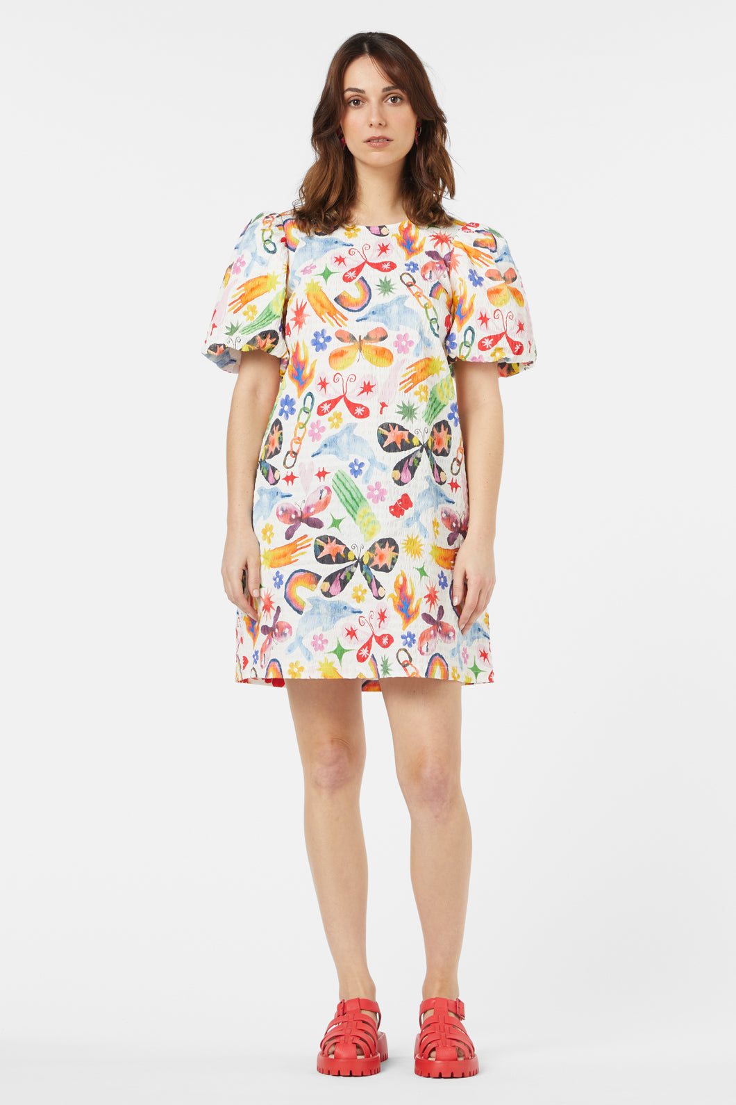 Gorman - Sticker Collection Smock Dress - print