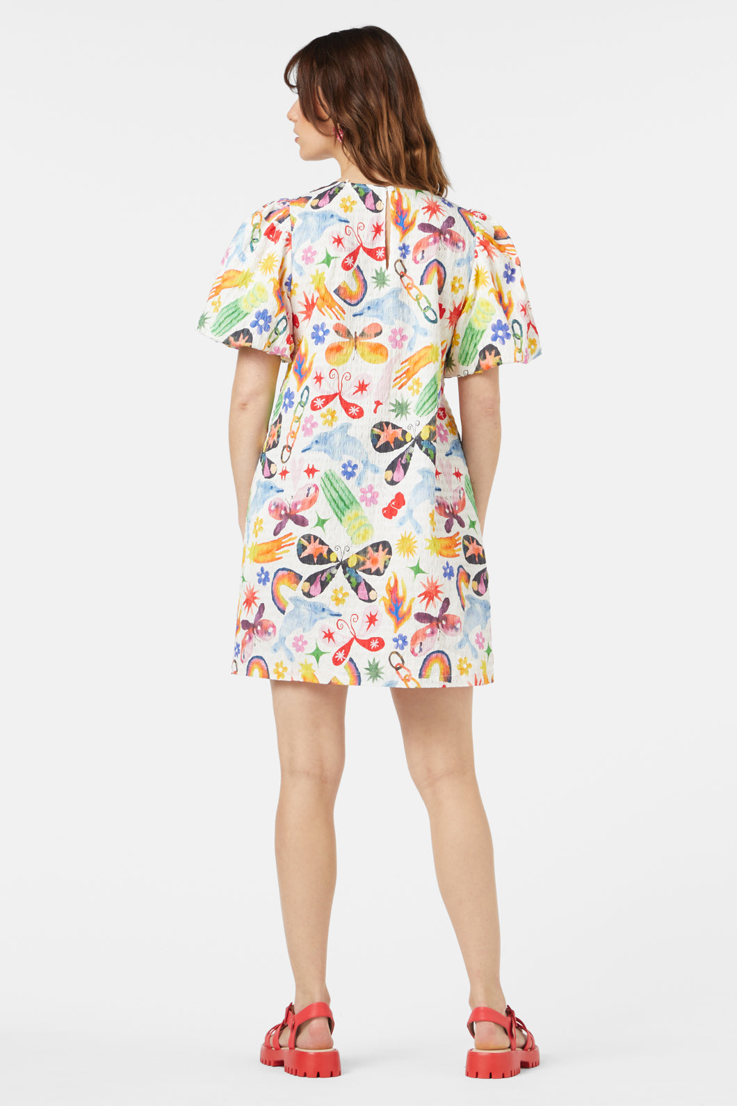 Gorman - Sticker Collection Smock Dress - print