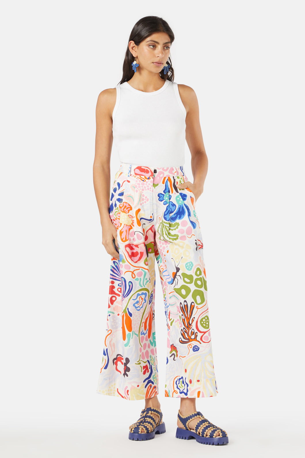 Gorman - Secret Garden Linen Pant - print