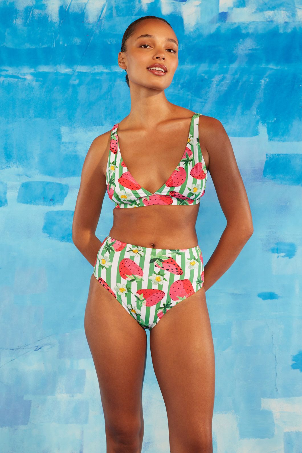 Gorman - Strawberry Patch Bikini Top - print