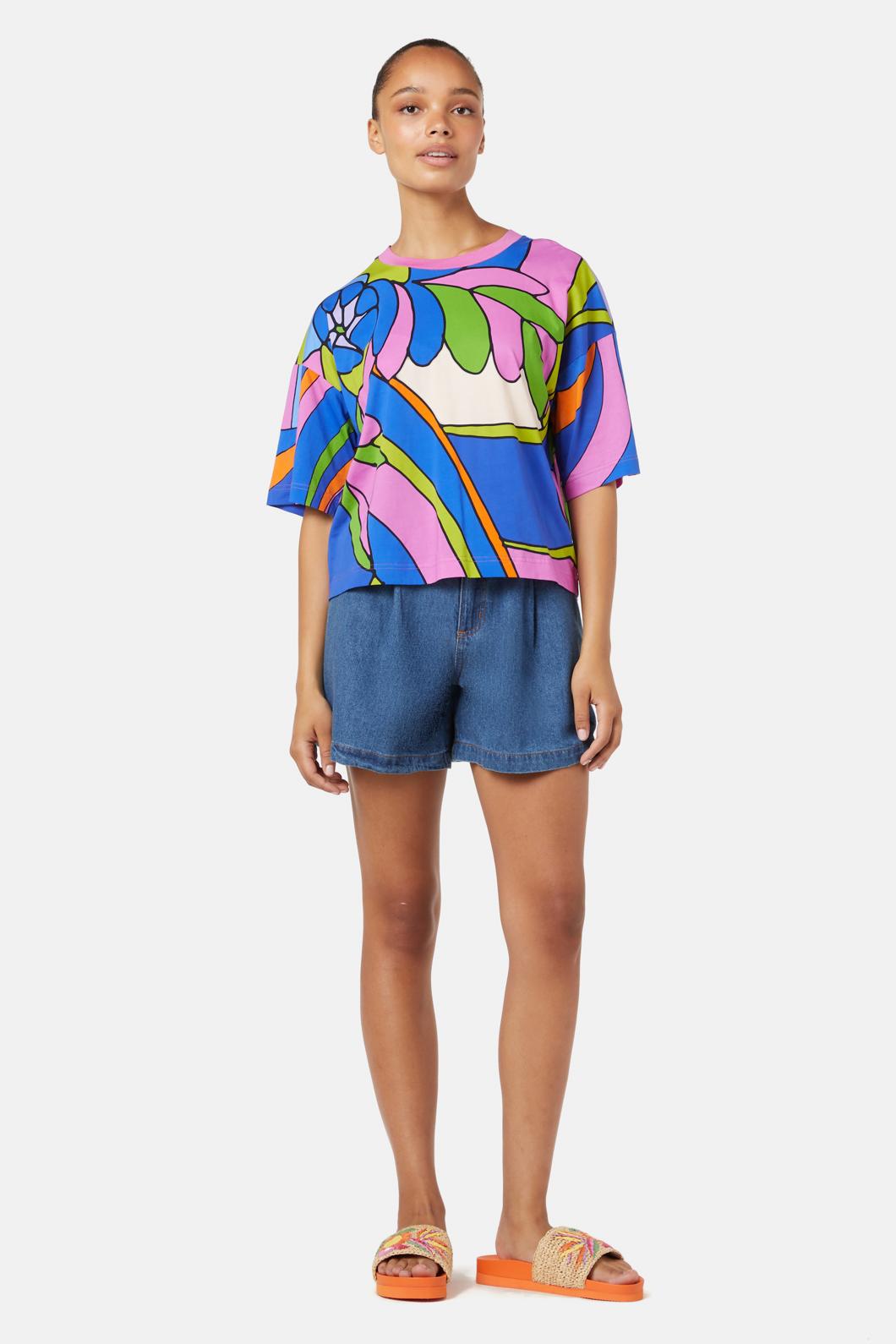 Gorman - Soleil Placement Tee - print