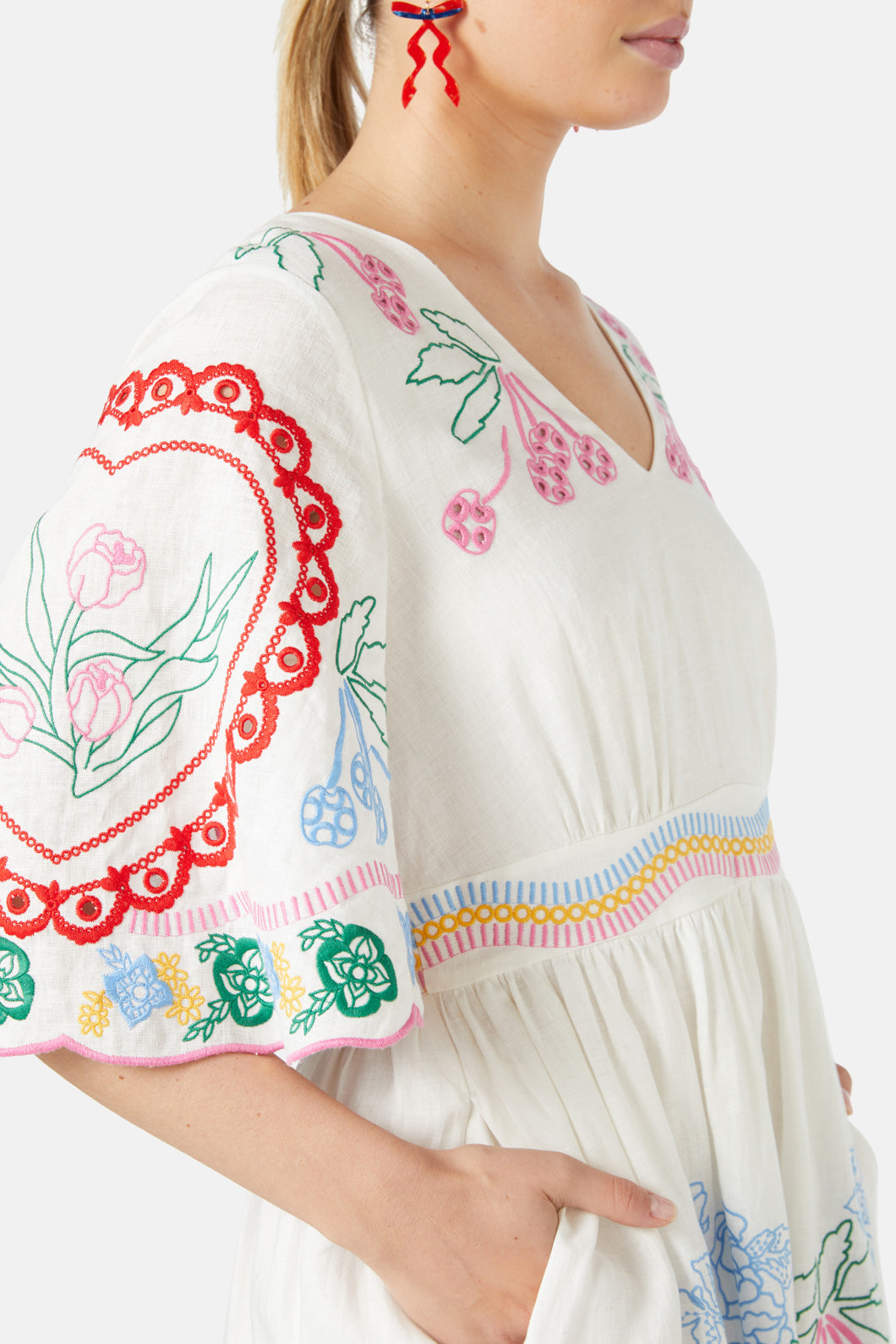Gorman - Romance Anglaise Dress - white