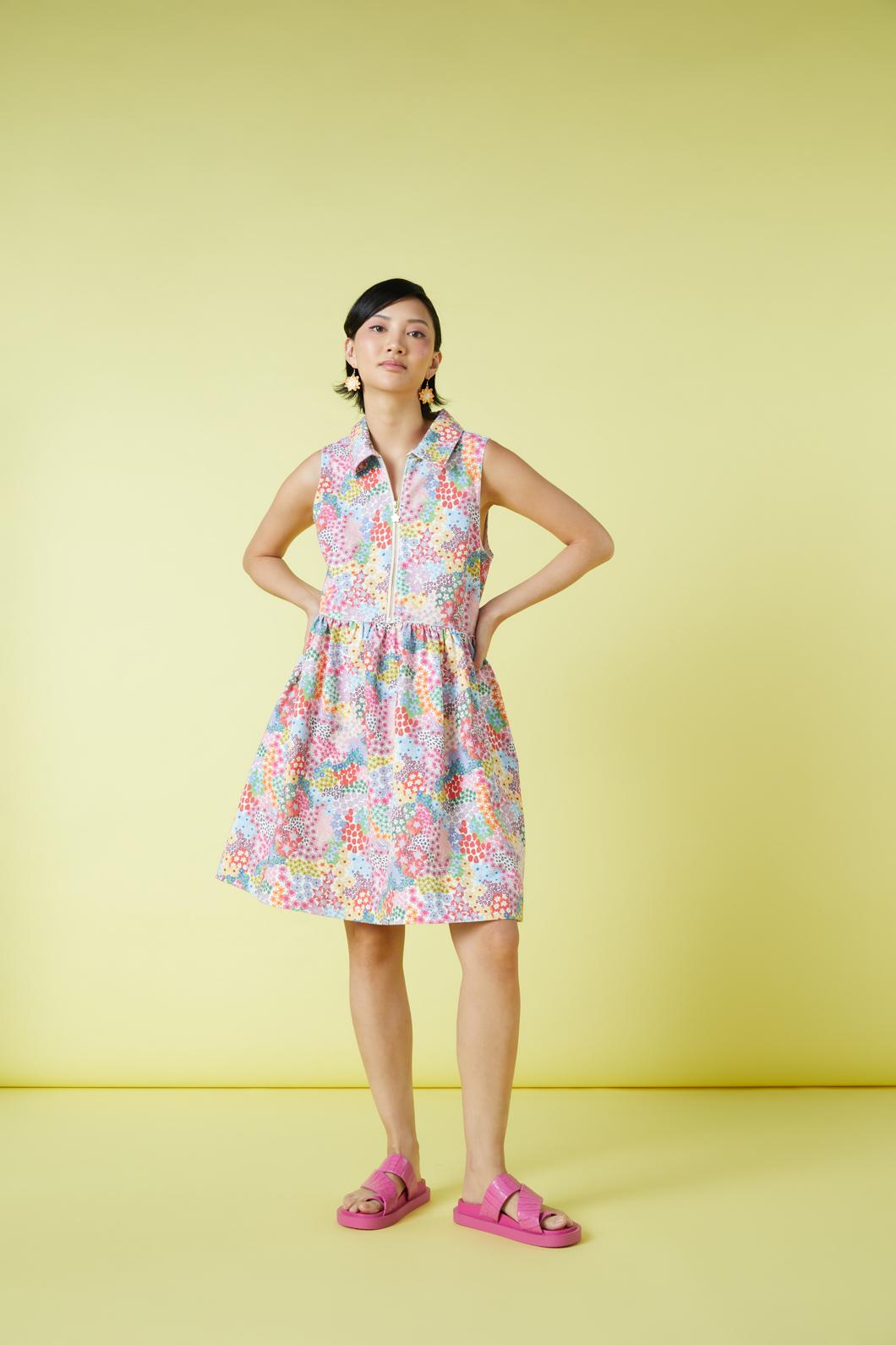 Gorman - Wild Blossoms Denim Dress - print