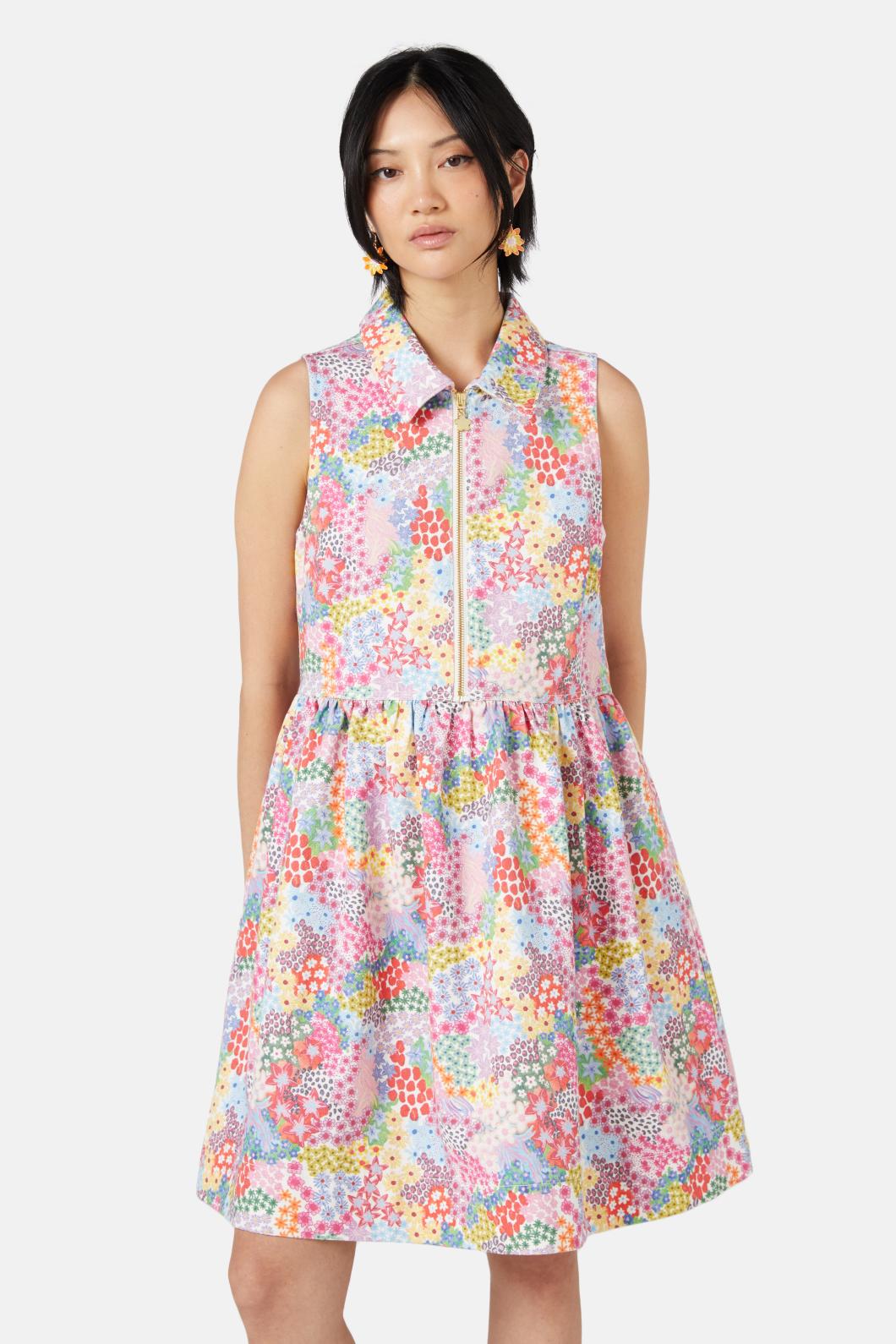 Gorman - Wild Blossoms Denim Dress - print