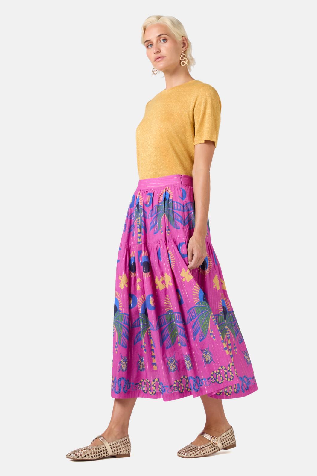 Gorman - Stamp Collecting Skirt - print