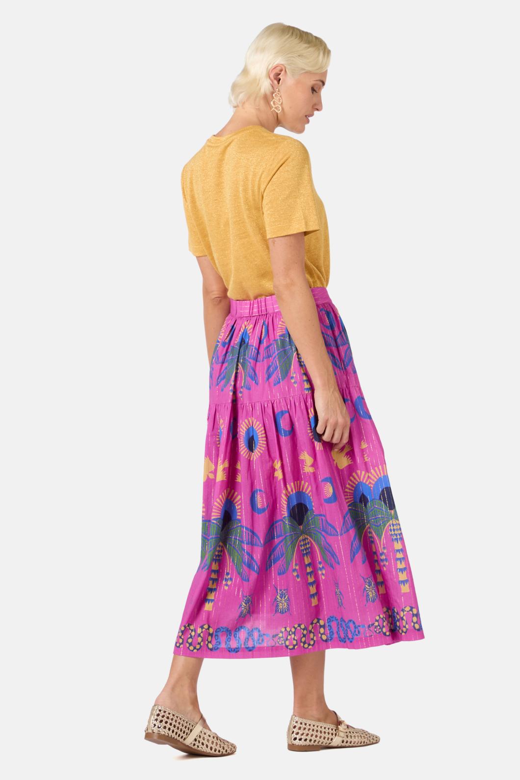 Gorman - Stamp Collecting Skirt - print